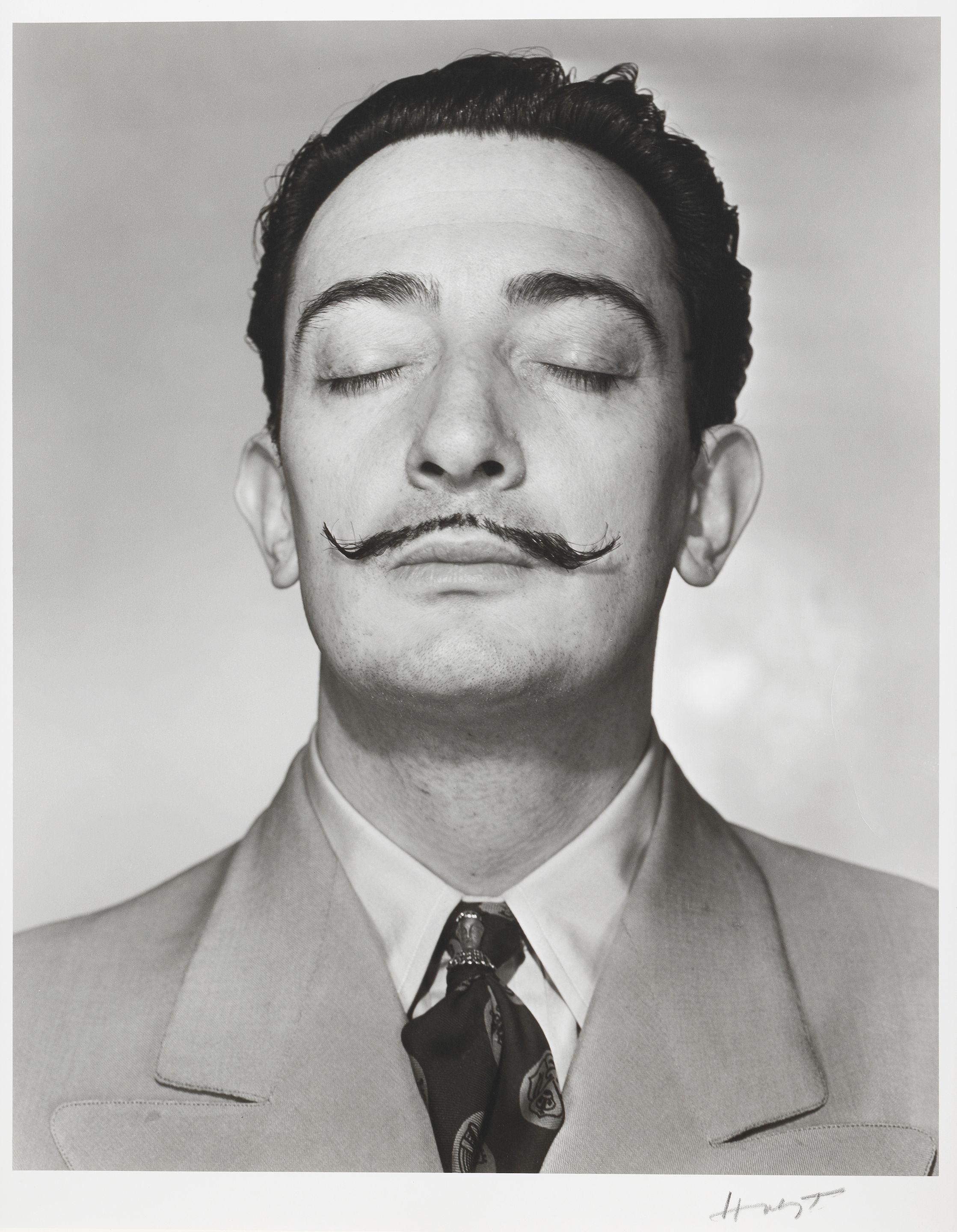 Horst P. Horst - Salvador Dali (Eyes Closed) (New York)