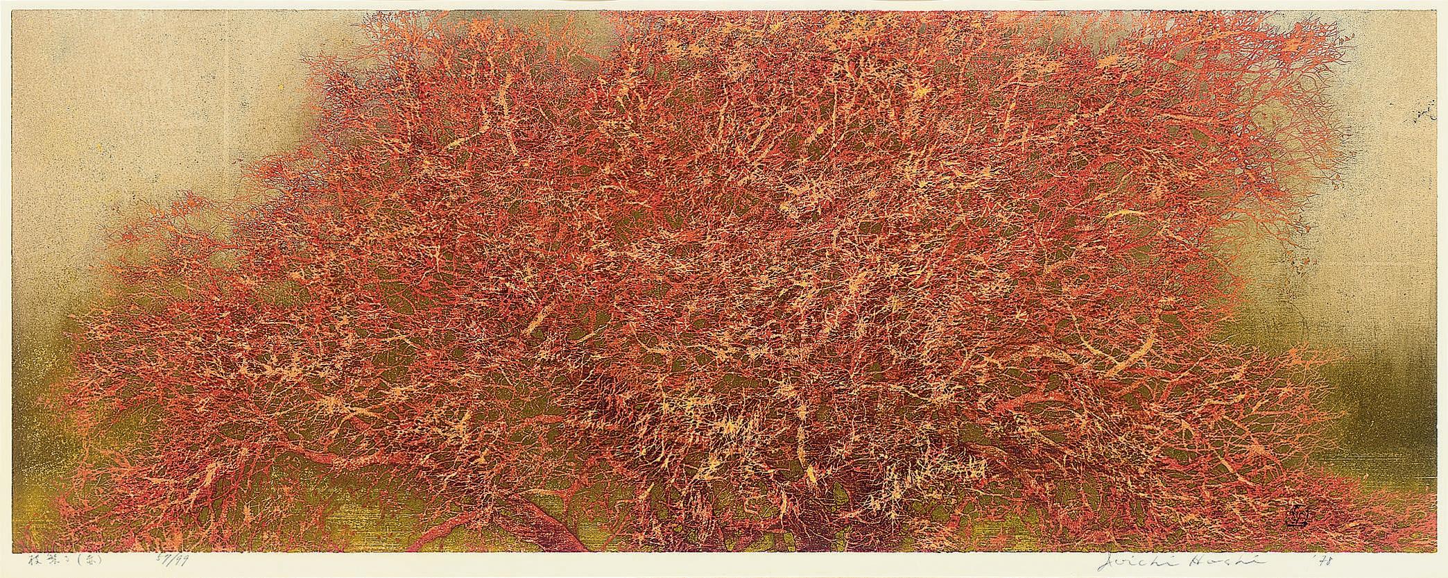 Hoshi Joichi - Dense Branches (red)
