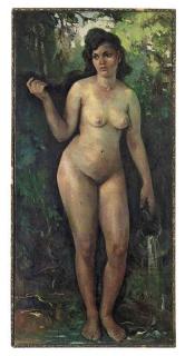 Hosni El Banani - Nude gathering water