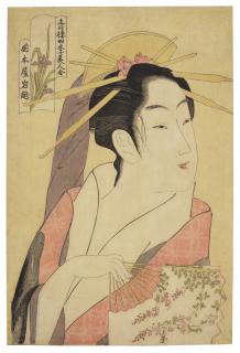 Hosoda Eisho - Okamotoya Iwakoshi (Iwakoshi from the House of Okamoto)