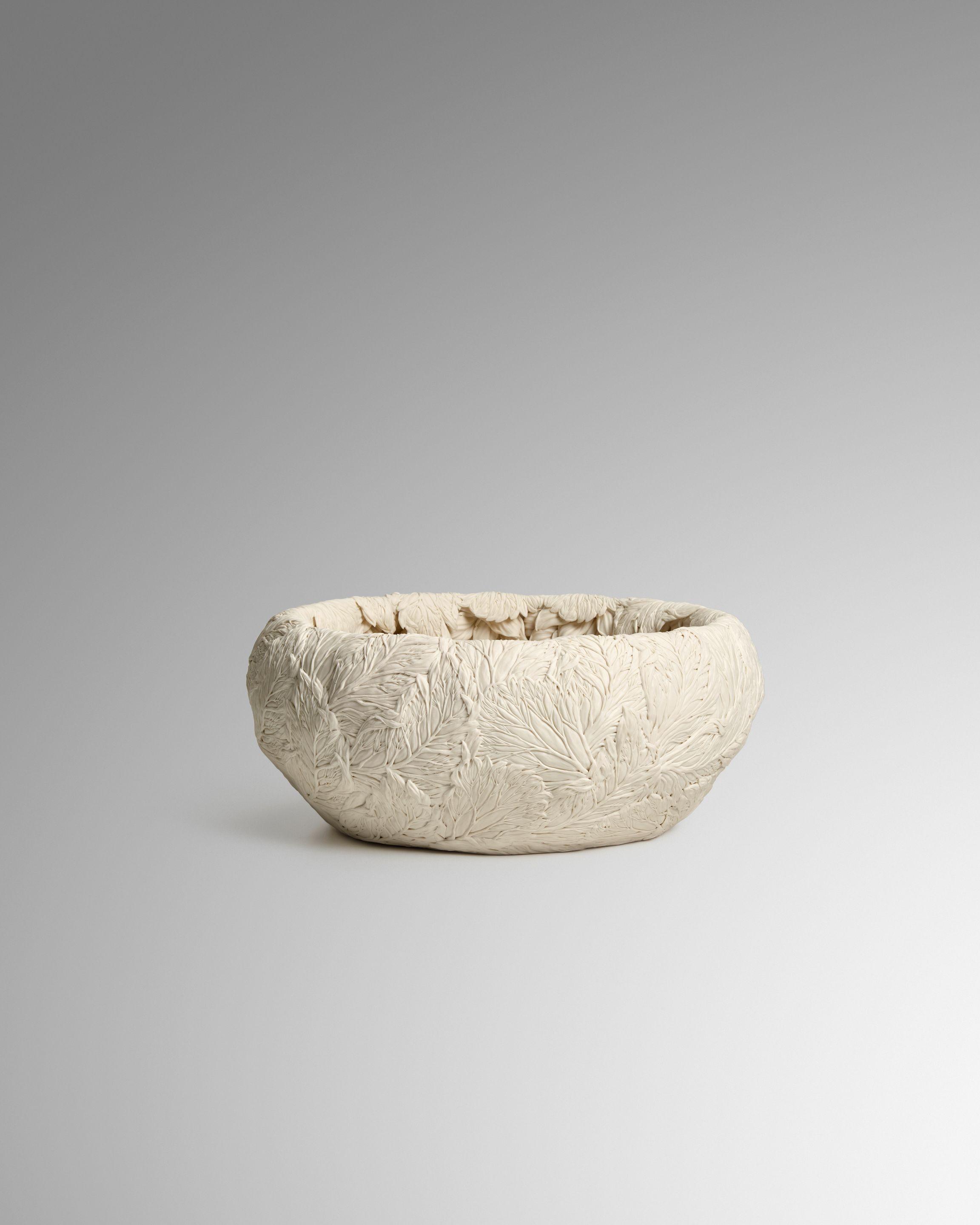 Hosono Hitomi - Zelkova And Dahlia Bowl