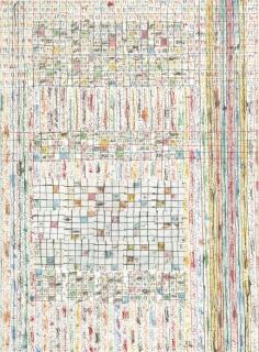 Hossein Zenderoudi - Untitled