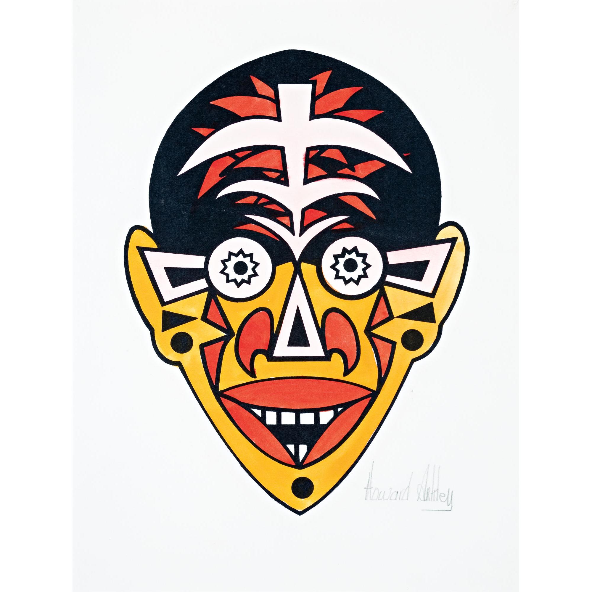 Howard Arkley - Australian Zappo Head