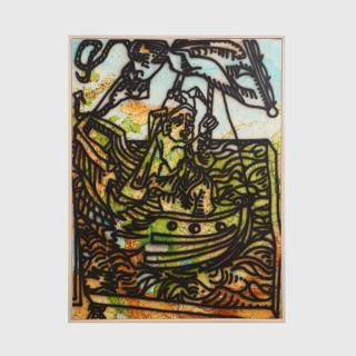 Howard Arkley - Cartographer (after Durer), 1983