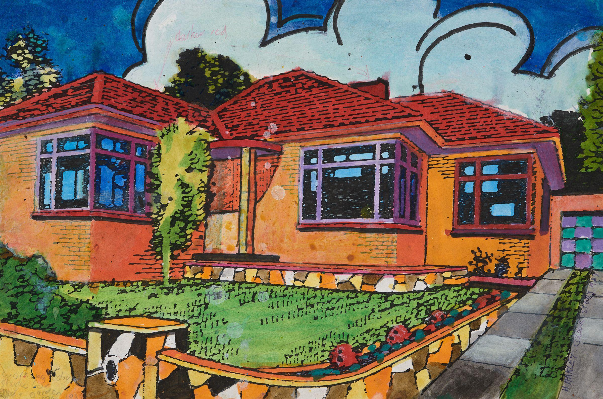 Howard Arkley - Colour Study, 1987