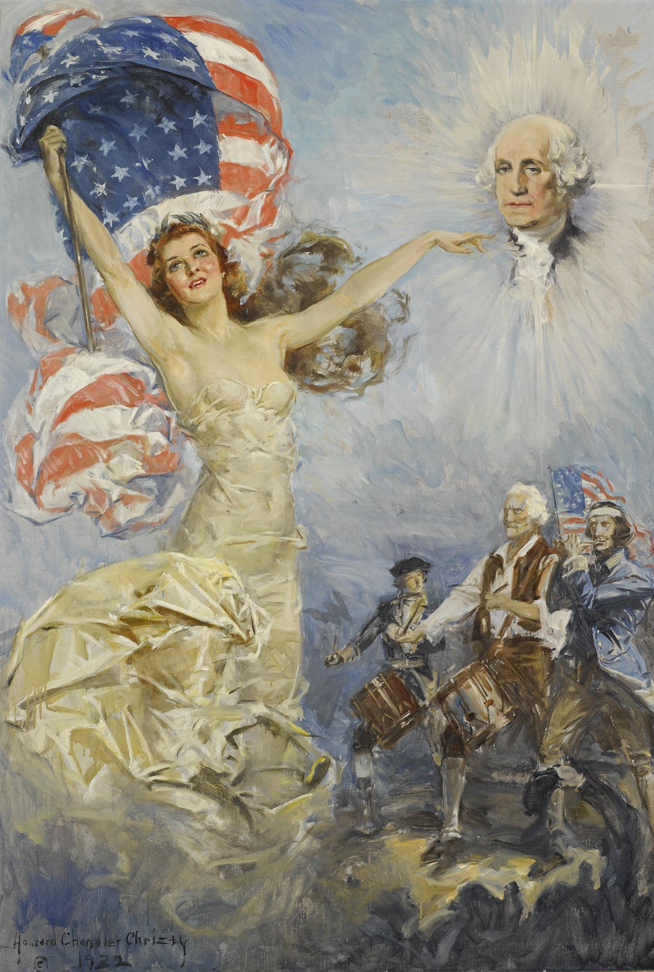 Howard Chandler Christy - Father Of His Country