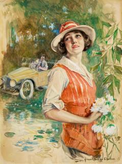 Howard Chandler Christy - Happy Motoring (The Happy Ending)