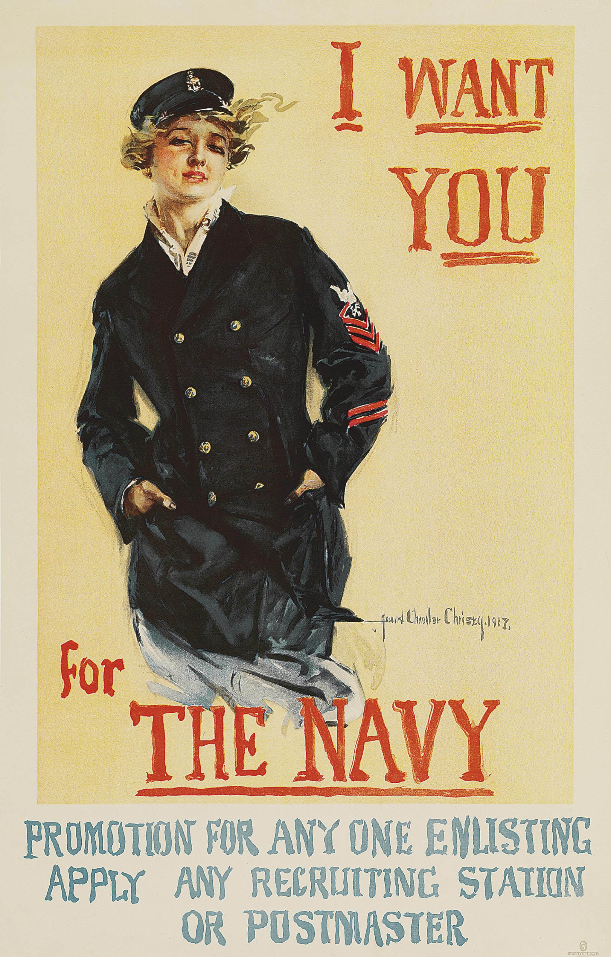 Howard Chandler Christy - I Want You For The Navy