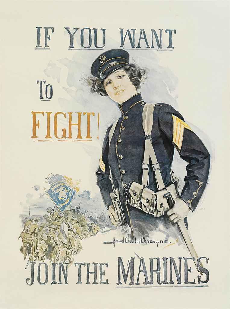 Howard Chandler Christy - If You Want To Fight
