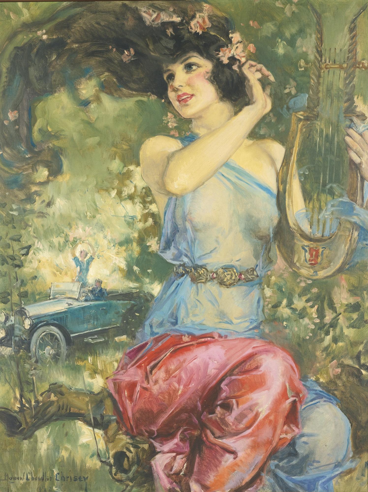 Howard Chandler Christy - Motor Magazine Cover