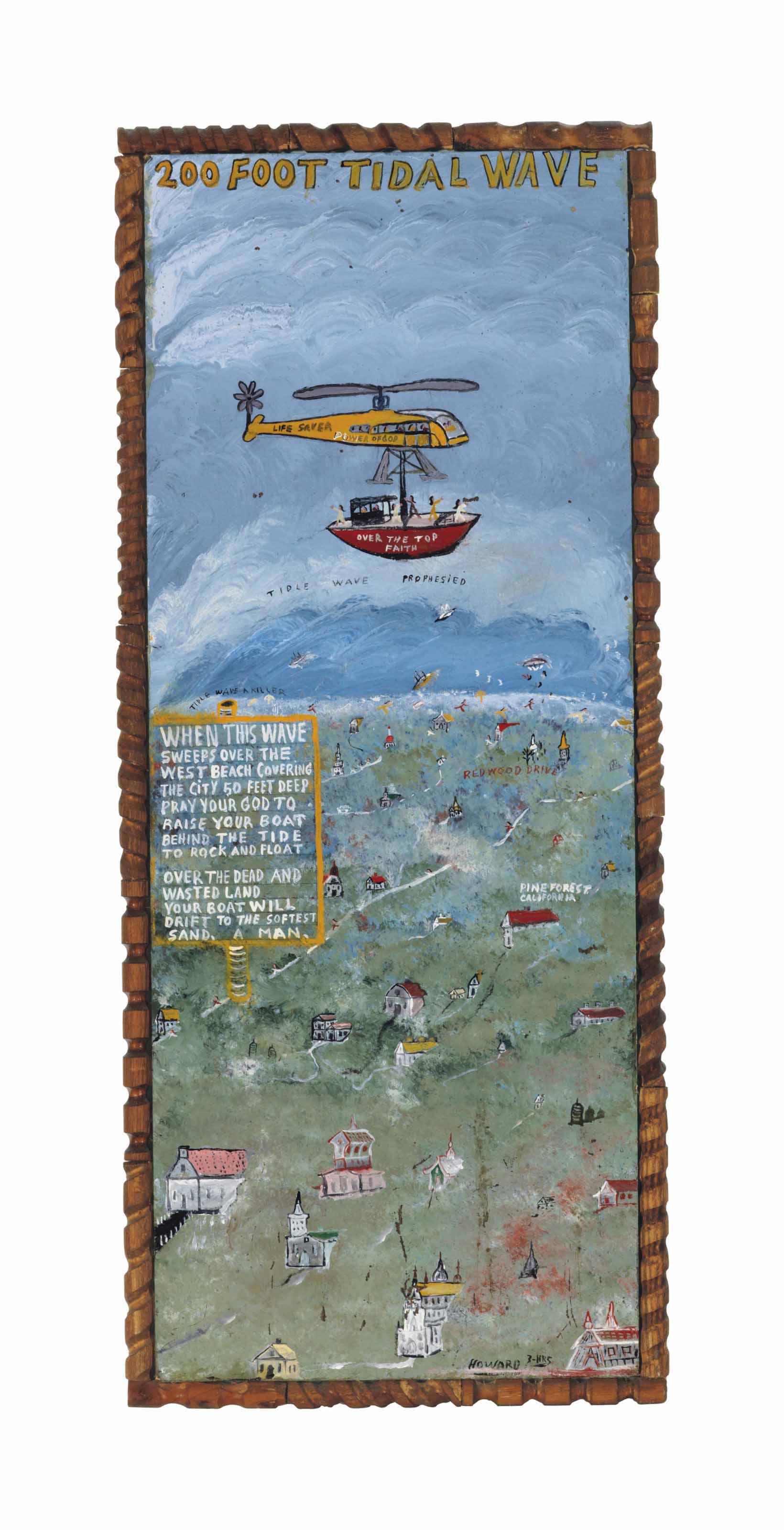 Howard Finster - 200 Foot Tidal Wave, circa 1976