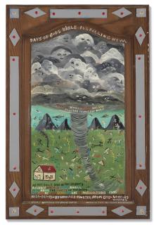 Howard Finster - Days Of Gods Bible Fulfilling Now (#4,023), 1985