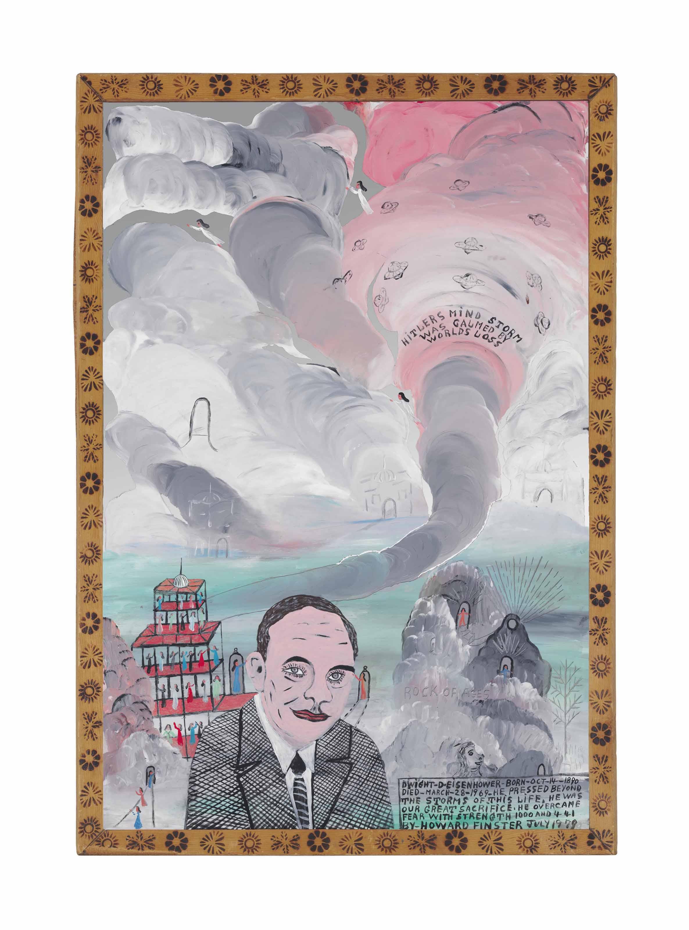 Howard Finster - Dwight D. Eisenhower, #1,441, July 1979