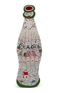 Howard Finster - Endless Circle Mr. Coke (#39,264), 1996