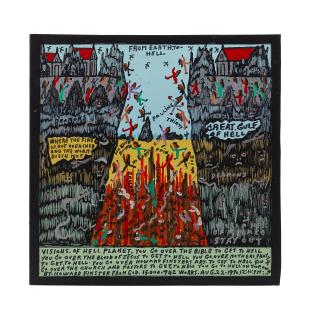Howard Finster - From Hell to Earth (#15,942), 1990