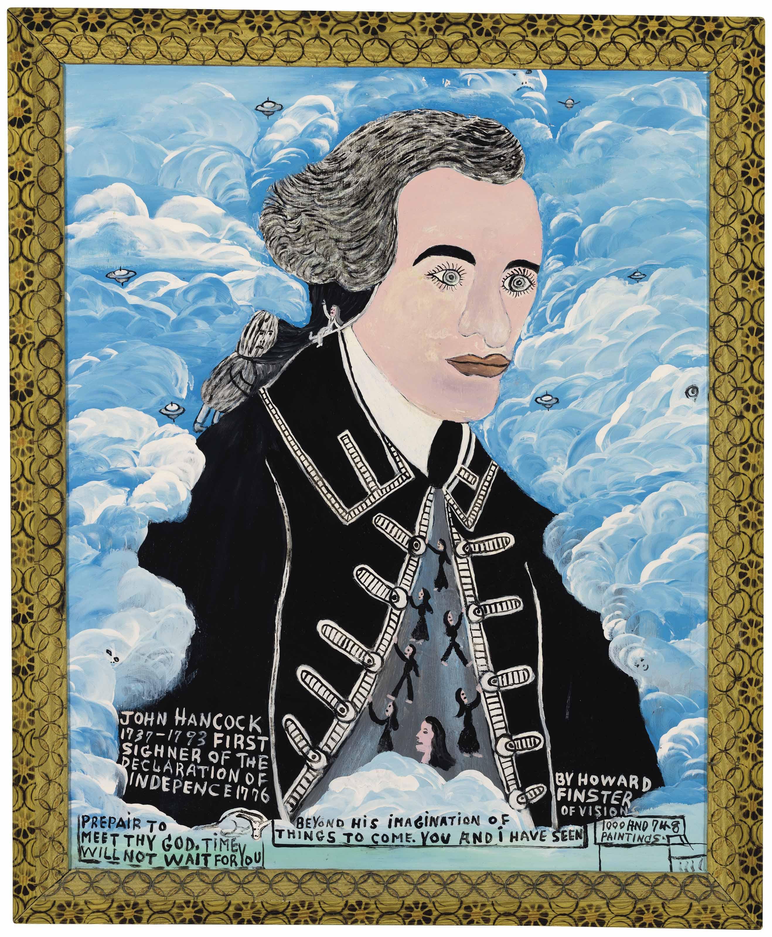 Howard Finster - John Hancock, #1,748, 1980