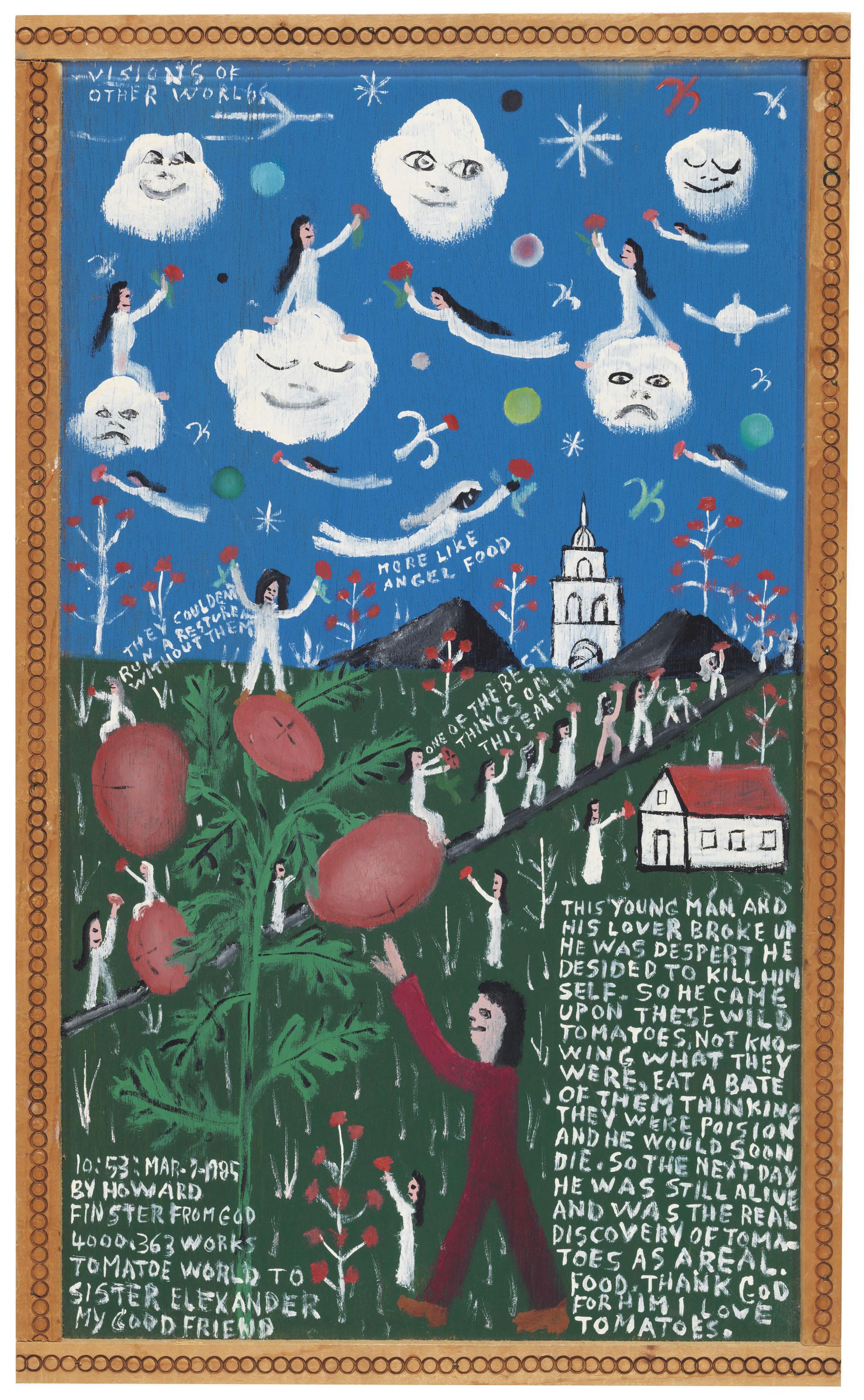 Howard Finster - Visions of Other Worlds, #4,036, 1985