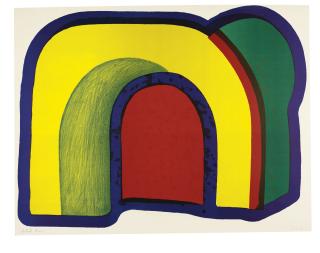 Howard Hodgkin - Composition With Red (H. 10)
