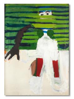 Howard Hodgkin - Girl in a Museum