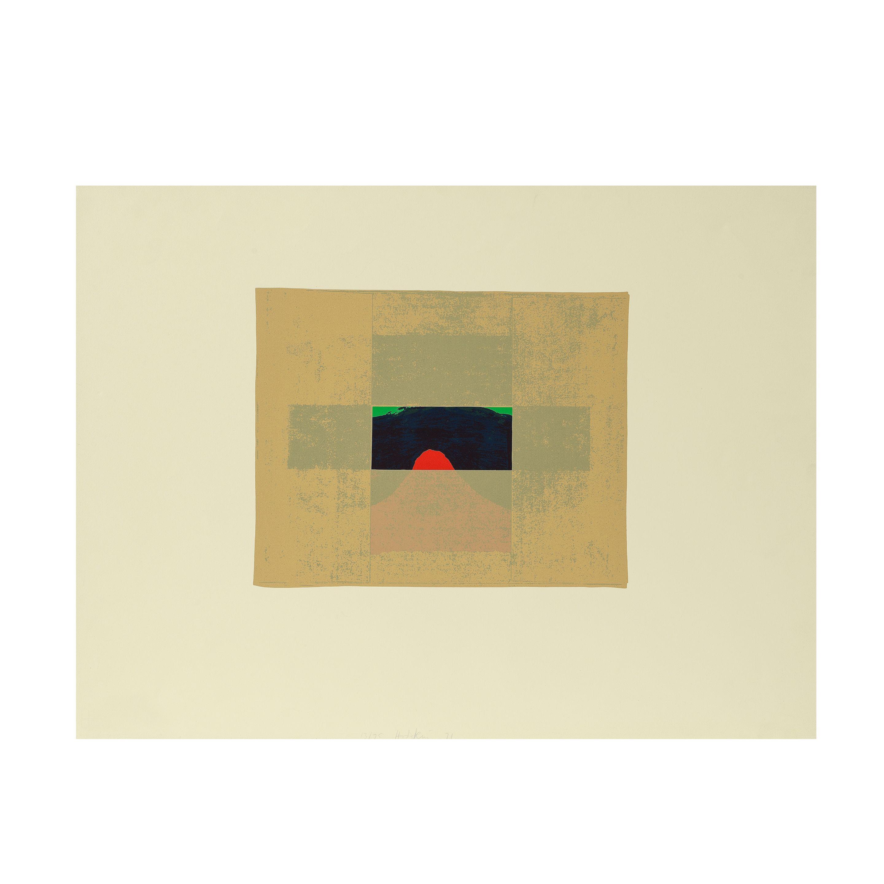 Howard Hodgkin - Indian View E, 1971