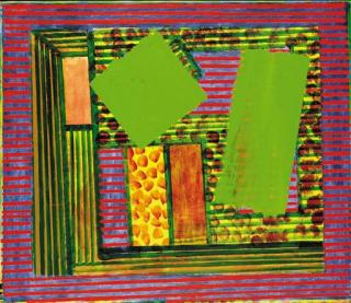 Howard Hodgkin - Interior with a Painting by Stephen Buckley