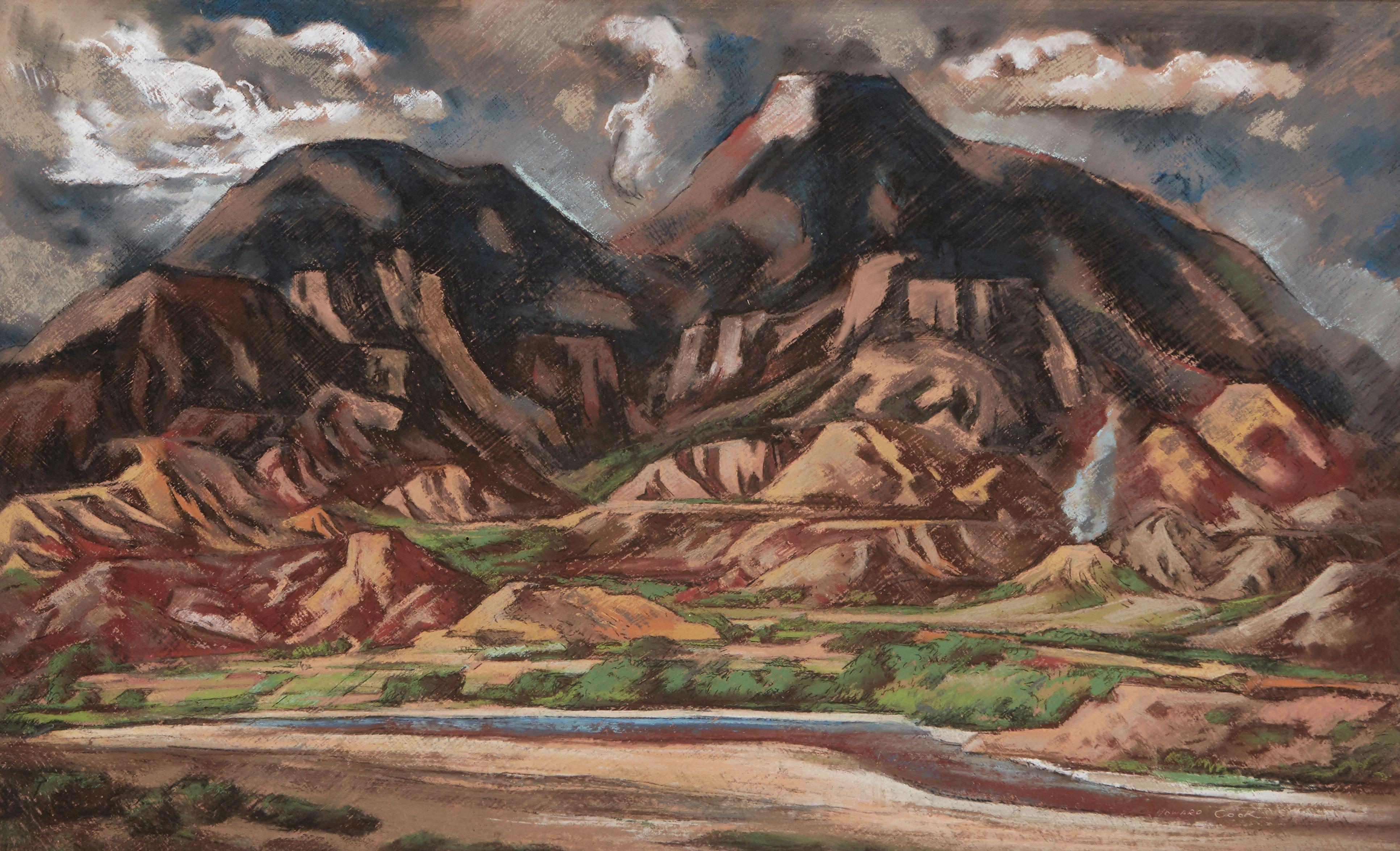 Howard Norton Cook - Chama River (New Mexico)