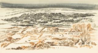 Howard Norton Cook - Taos Landscape