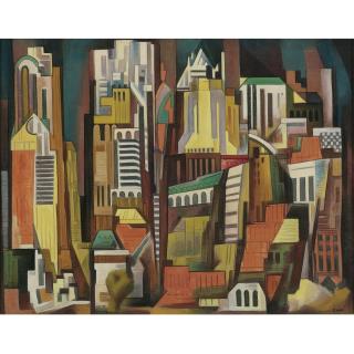 Howard Norton Cook - The Battery, New York