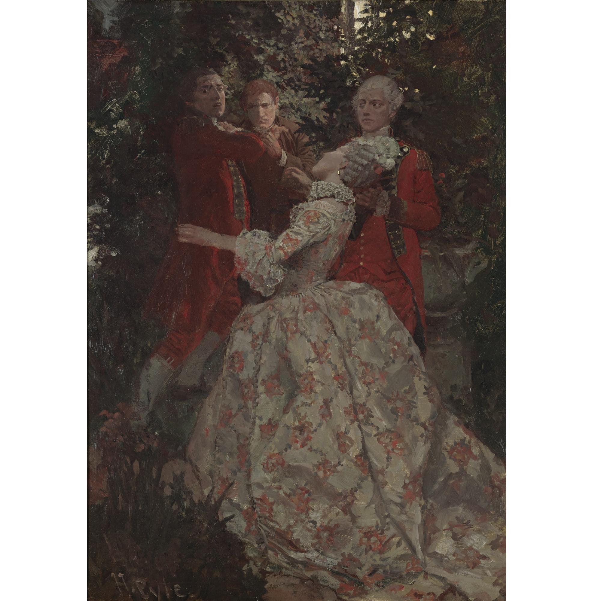 Howard Pyle - Here, André! A Spy!