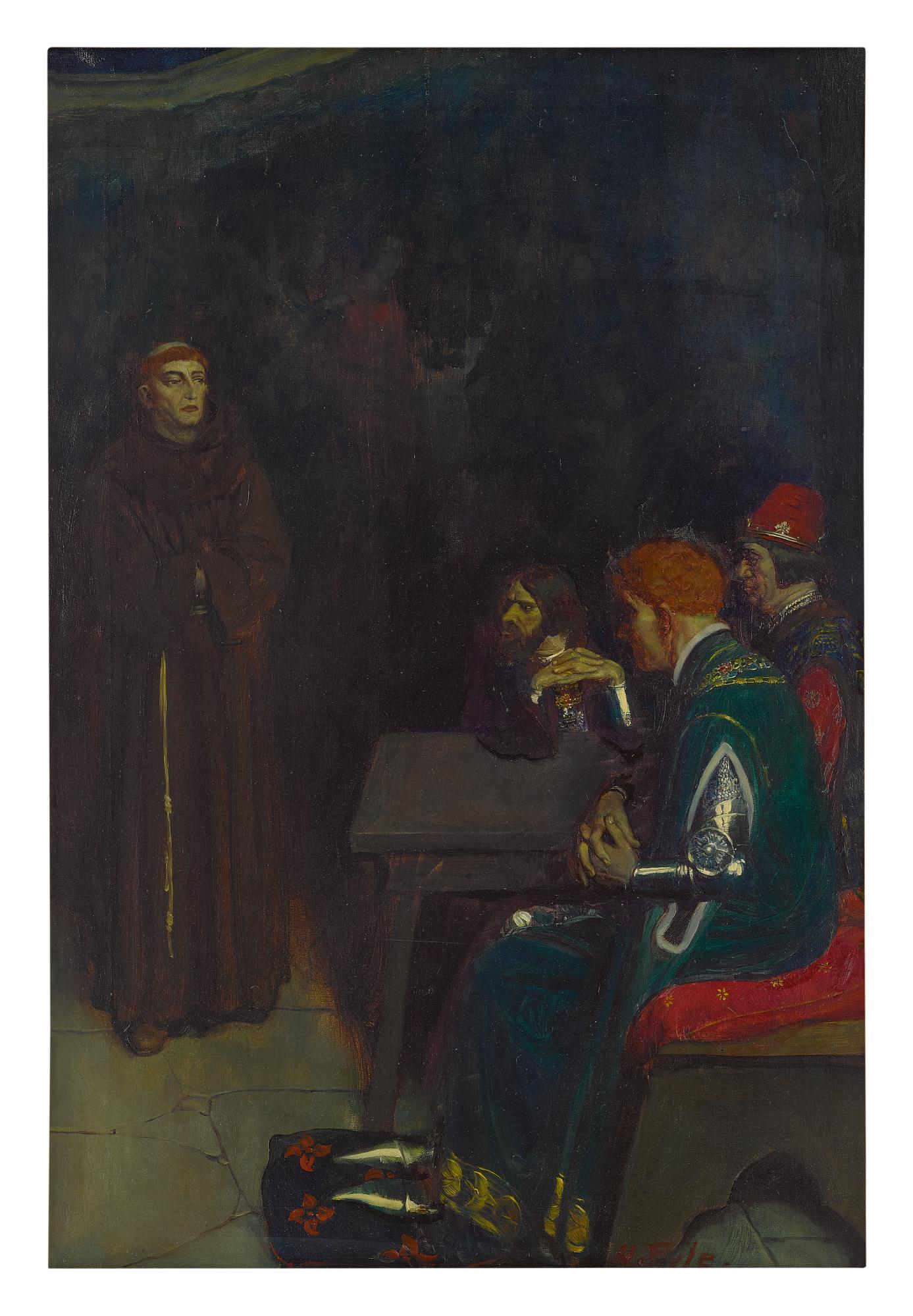 Howard Pyle - The Duke Of Gloucester Sends For Edward Maudelain