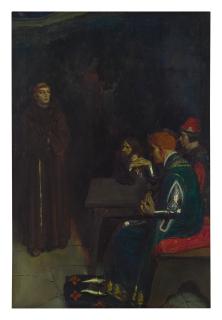 Howard Pyle - The Duke of Gloucester Sends for Edward Maudelain
