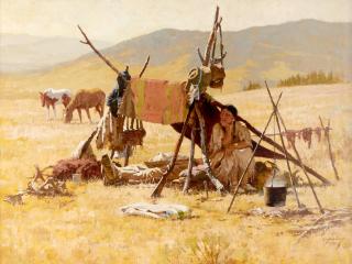 Howard Terpning - One Man\'s Castle