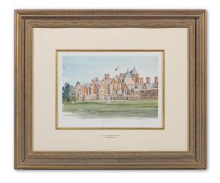 HRH Prince Of Wales - A Signed Limited Edition Print Of Sandringham