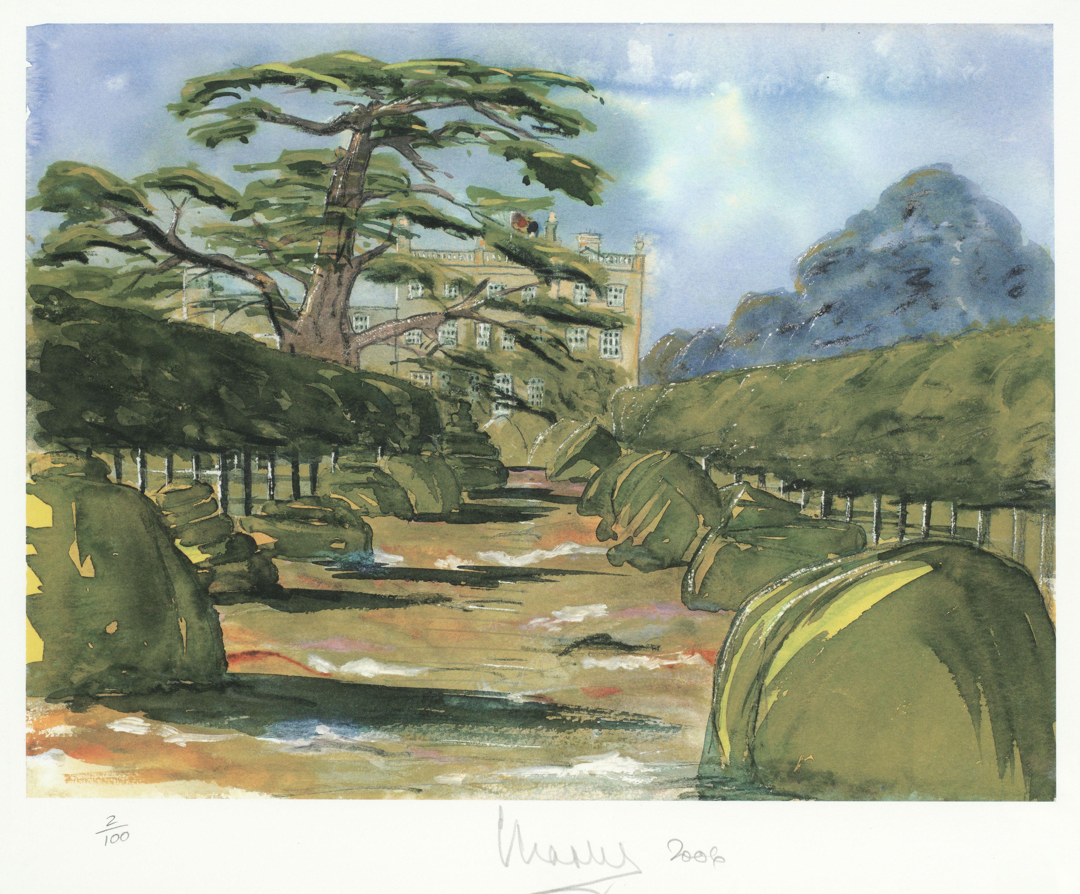 HRH Prince Of Wales - Highgrove And The Cedar Tree