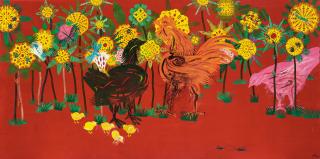 Hsia Yan - Satisfied Family(Painted in 2002)