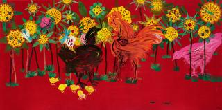 Hsia Yan - Satisfied Family(Painted In 2002)