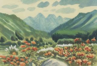 Hsiao Ju-Sung - Red Flowers In Spring