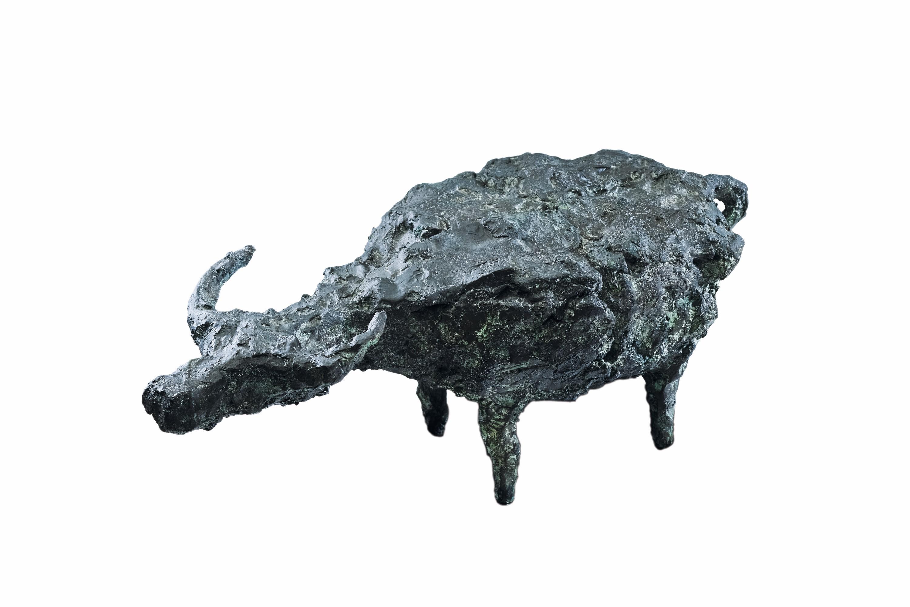 Hsiung Ping-Ming - A Cow with a Flat Belly(Executed in 1997-1998)