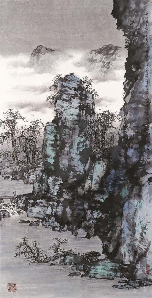 Hu Nianzu - Winter Landscape