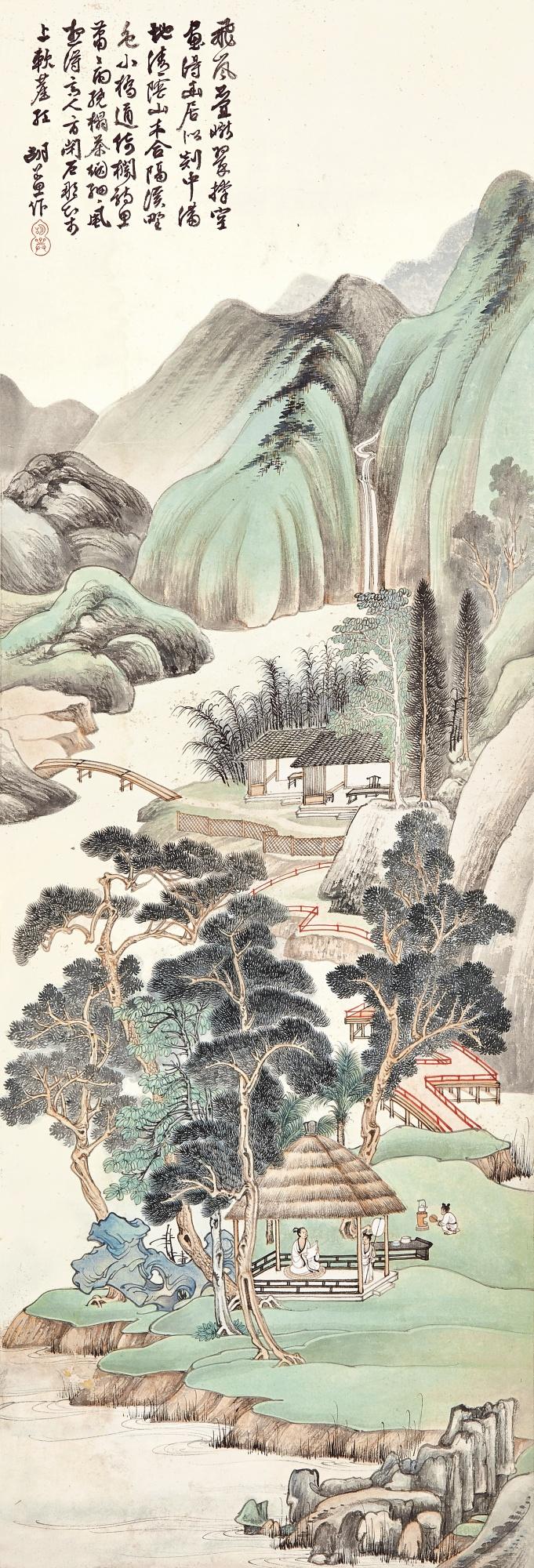 Hu Ruosi - Brewing Tea At The Hermitage