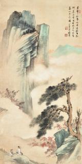 Hu Ruosi - Viewing Mount Hua