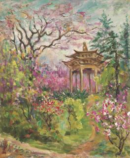 Hu Shanyu - Early Spring in the Park