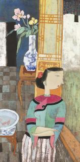 Hu Yongkai - Leaning against the Window
