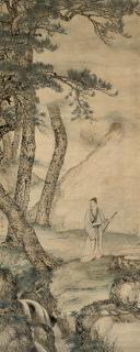 Hua Guan - a hanging scroll