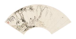 Hua Yan - Scholars Resting By The Stream