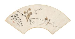 Hua Yan - Sparrows On Blossoming Branch