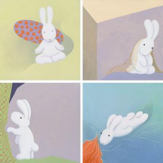 Huang Benrei - The Lightness Of Being  (Set Of Four Pieces) (Painted In 2017)