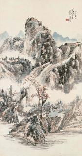 Huang Binhong - Landscape