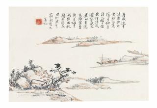 Huang Binhong - Riverscape