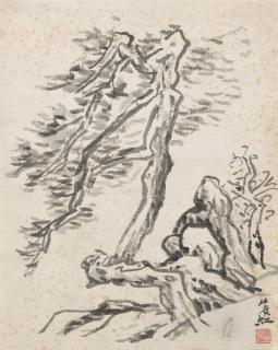 Huang Binhong - Tree